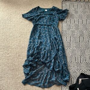 A New Day Teal Floral Dress